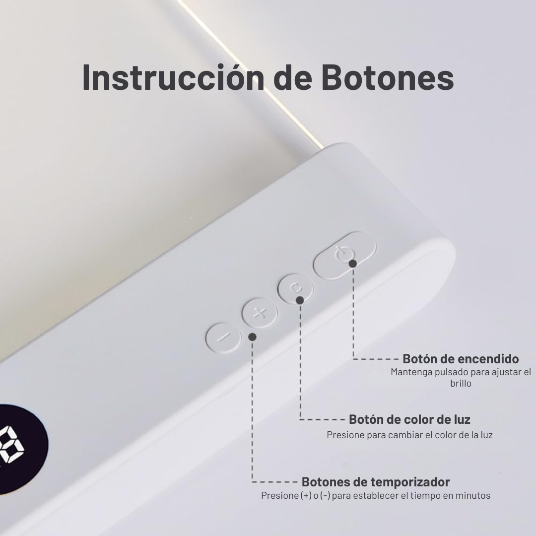 Luz de Lectura con Protección Visual